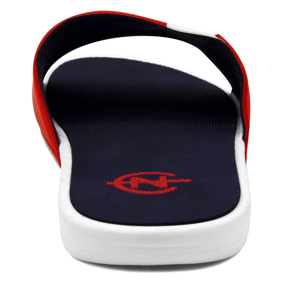 Retro Nautica Slides Mixed Up Colorblock Sandals - Picture 3 of 5